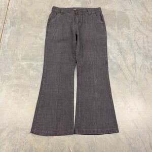 Y2K Men RuffHewn Pinstripe Flare Leg Workwear Casual Pants Size 8